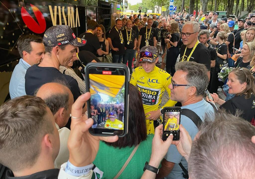 2024 Tour de France VIP Spectator Tour Burgundy Thomson Bike